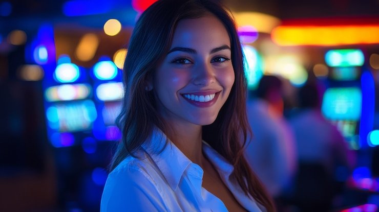 Dealer profesional memandu permainan baccarat di meja kasino langsung amor77